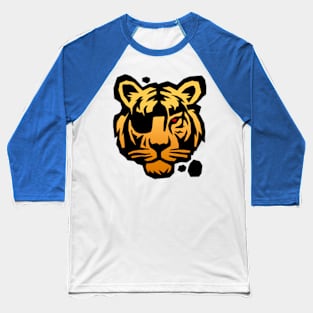 A wounded tiger with one eye bandaged roams Baseball T-Shirt